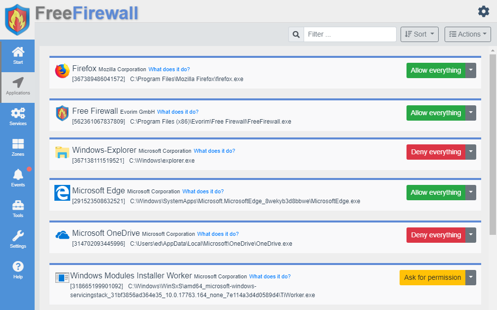 Free Firewall 2.6.2